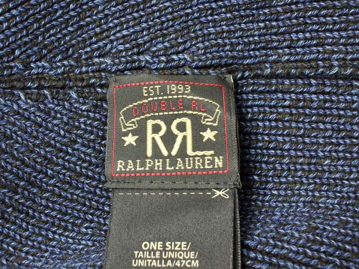楽天市場】【RRL&CO./ダブルアールエル】Indigo-Dyed Cotton Watch Cap 