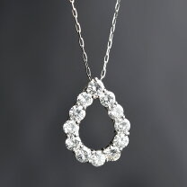 楽天市場】雫型 ネックレス（カラット数1.0 ～ 1.99ct）の通販