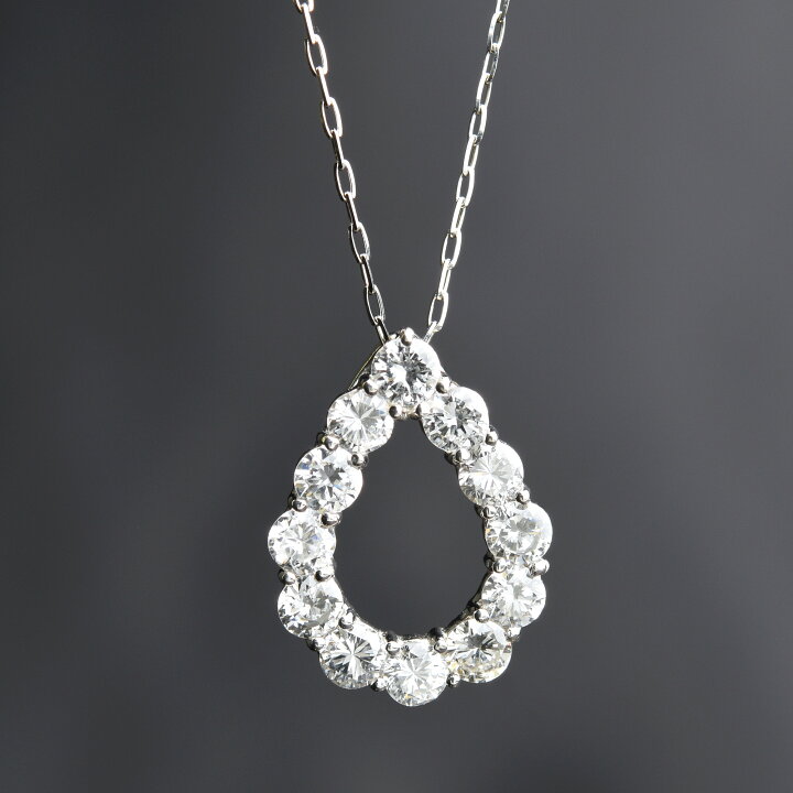 楽天市場】【1.0ct】プラチナ 900 / 850 ダイヤ入りネック 1.0ct 天然 