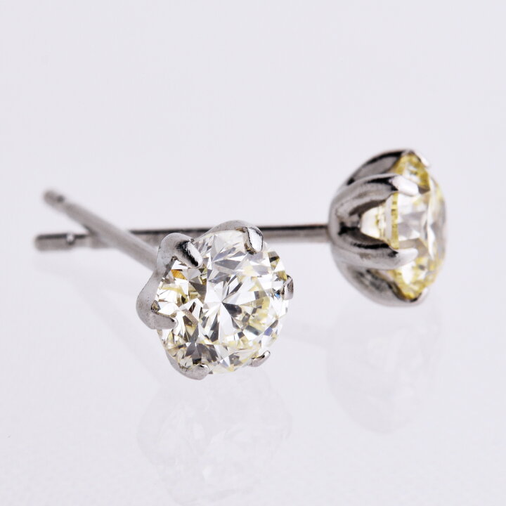 楽天市場】【0.72ct】プラチナ900 ダイヤ ピアス 0.72ct 天然  