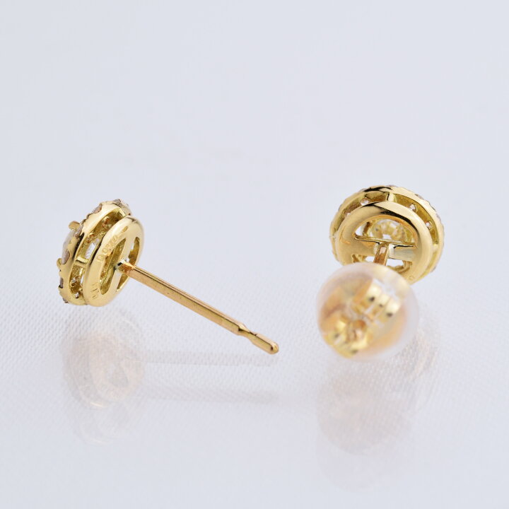 楽天市場】【0.48ct】プラチナ 900 K18 ダイヤ ピアス 0.48ct 天然 