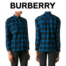バーバリー BURBERRY レディースシャツ 3933032 4024B EMPIRE-BLUE 海外輸入新古品