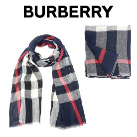 バーバリー BURBERRY マフラー 3917036 4100B NAVY ネイビー/ブラック 海外輸入新古品