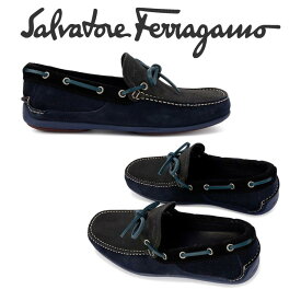 フェラガモ FERRAGAMO メンズ ビジネス シューズ クラシック メンズ ローファー 0582737 MANGO9 BLUE-INK 海外輸入新古品