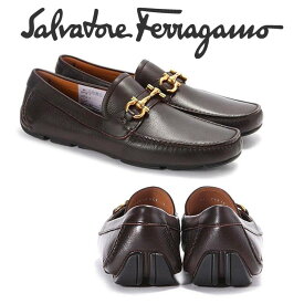 フェラガモ FERRAGAMO メンズ ビジネス シューズ クラシック メンズ ローファー 0582754 PARIGI HICKORY 海外輸入新古品