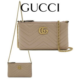 グッチ GUCCI ショルダーバッグ 443447 DRW1T 5729 レディース バッグ GGマーモント キルティング レザー ベージュ 海外輸入新古品