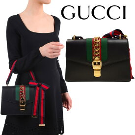 グッチ GUCCI 421882 CVLEG 8638 2wayバッグ シルヴィ スモール 黒 海外輸入新古品