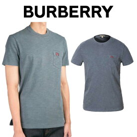バーバリーBURBERRY メンズ グレー Tシャツ 3930309 40930 STEEL-BLUE 海外輸入新古品