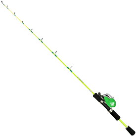 釣竿セット スマイルシップ 穴釣り セット 90cm グリーン テトラ竿 ベイトリール付 釣り竿