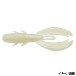 エコギア ワーム キジハタホッグ 3インチ 010(パールグロウ/夜光)【メール便】