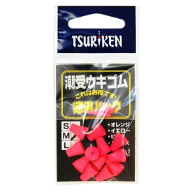 釣研 潮受ウキゴム 徳用パック M ピンク【メール便】
