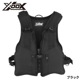 【3点購入で最大P28倍！】ライフジャケット XOOX ゲームフローティングベスト SP フリー ブラック