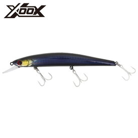【3点購入で最大P28倍！】ルアー XOOX キャロー 123F ブラックベイト【メール便】