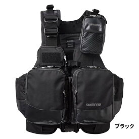 【3点購入で最大P28倍！】シマノ ライフジャケット サーフトリッパーベスト L ブラック VF-275W