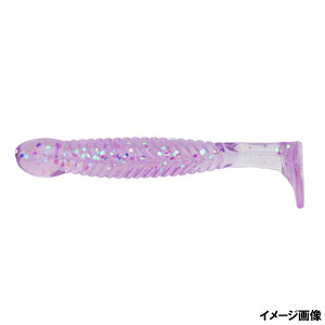 エコギア ワーム グラスミノー M 345(北陸UVパープルホロ)【メール便】