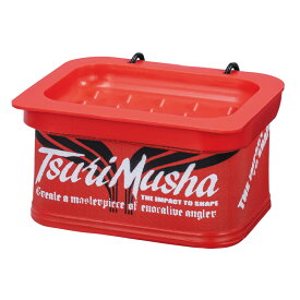【3点購入で最大P28倍！】TsuriMusha エサBOX レッド