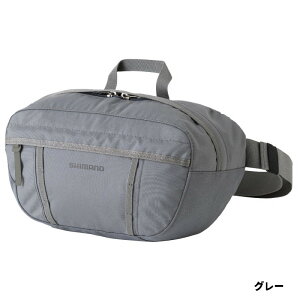 シマノ エクストラウエストバッグ M グレー BW-001V