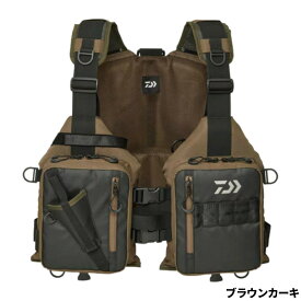 ダイワ ライフジャケット DF-6425 ライトフロートゲームベスト フリー ブラウンカーキ