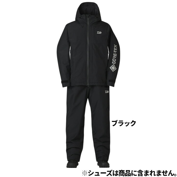 ダイワ DR-1924 ゴアテックス バーサタイルレインスーツ ブラック XL 