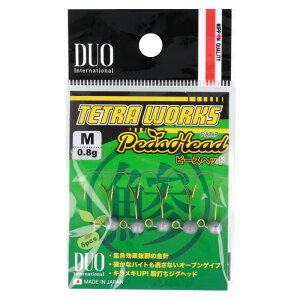 DUO テトラワークス ピースヘッド M 0.8g【メール便】