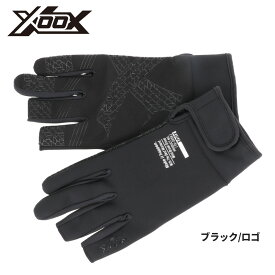 【現品限り】 防寒ウェア XOOX ウィンドブレイクグローブ S ブラック/ロゴ