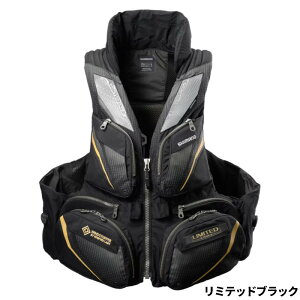 シマノ ライフジャケット フローティングベスト リミテッドプロ 枕付 L リミテッドブラック VF-130Y