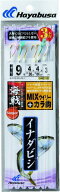 SN232 10ー5号 海戦イナダビシ MIXウィリー＋カラ鈎3本【メール便】