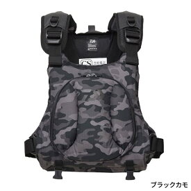 【3点購入で最大P28倍！】ダイワ ライフジャケット DF-6624 PDゲームベスト フリー ブラックカモ