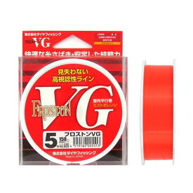 【3点購入で最大P28倍！】ダイヤフィッシング フロストンVG 150m 5号 ミストオレンジ