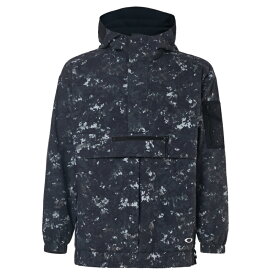 【アウトレットセール！メーカー希望小売価格より30%OFF】オークリー Enhance　Fgl　Wind　Anorak　Jkt　1.7　M　Black　Print【訳あり売り尽し】