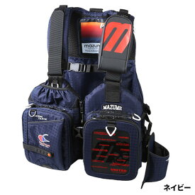 【3点購入で最大P28倍！】オレンジブルー ライフジャケット マズメ レッドムーンライフジャケット IX フリー ネイビー MZLJ-590
