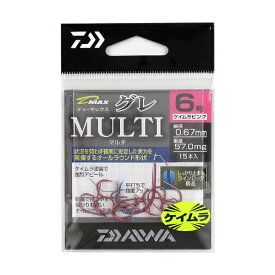 【3点購入で最大P28倍！】ダイワ D−MAXグレ ケイムラピンク マルチ 6号【メール便】