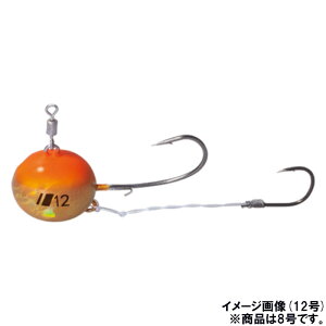 メジャークラフト 鯛乃実 げんこつかぶら 8号 #2 ケイムラオレンジゴールド