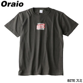 【6/5独占企画！最大P31倍&5%クーポン！】ウェア Oraio(オライオ) グラフィックTシャツ M BITE スミ