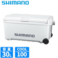 シマノ クーラーボックス ユニフリーズ BS 30L キャスター ピュアホワイト ND-630Z クーラーボックス