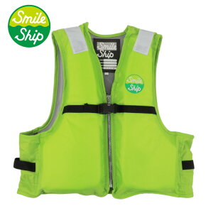 キッズウェア スマイルシップ Jr.フローティングベスト ベーシック 3S グリーン