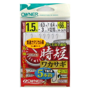 オーナー 時短ワカサギ5本 1.5-0.3-0.4【メール便】