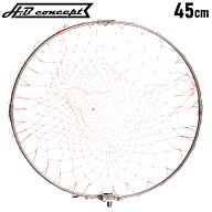 H.B コンセプト ステンレス四ツ折り磯玉網 45cm H.B concept