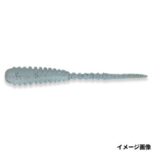 エコギア ワーム アジ職人 アジマスト 1.8インチ ファット 017 クリア シルバーFlk.【メール便】