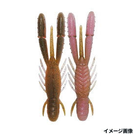 ボトムアップ ワーム ブルスホッグ 3インチ T208 ライトグリパンピンク【メール便】