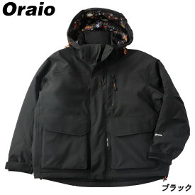 【現品限り】 防寒ウェア Oraio(オライオ) ウィンタージャケット L ブラック (防寒)