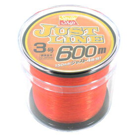 【3点購入で最大P28倍！】スマイルシップ ジャストライン 600m 3号 オレンジ SmileShip