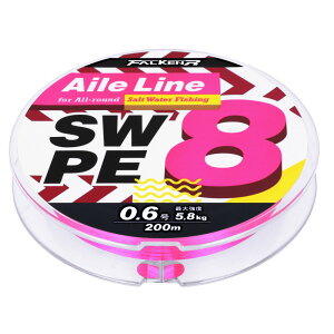 t@P R Aile Line X8 200m 0.6 sN [G[C SW PE X8]y[ցz