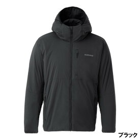 【現品限り】 シマノ 防寒ウェア アクティブインシュレーションジャケット フーディ M ブラック WJ-056U