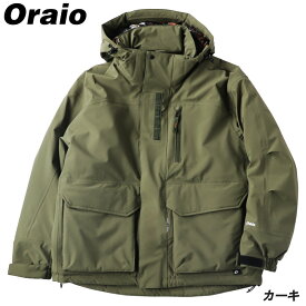 【現品限り】 防寒ウェア Oraio(オライオ) ウィンタージャケット M カーキ (防寒)