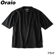 ウェア Oraio(オライオ) ハイテック ビックTシャツ ショートスリーブ XL ブラック【ゆうパケット】