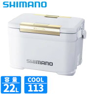 シマノ クーラーボックス フィクセル UP 22L パールホワイト NF-122Z クーラーボックス