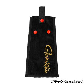 がまかつ タオル フィッシングタオル GM2615 ブラック(Gamakatsu)
