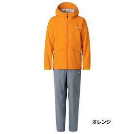 【現品限り】 シマノ ウェア ベーシック フィッシングレインスーツ M オレンジ RA-005V