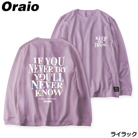 ウェア Oraio(オライオ) グラフィックビック ロンT KOT L ライラック